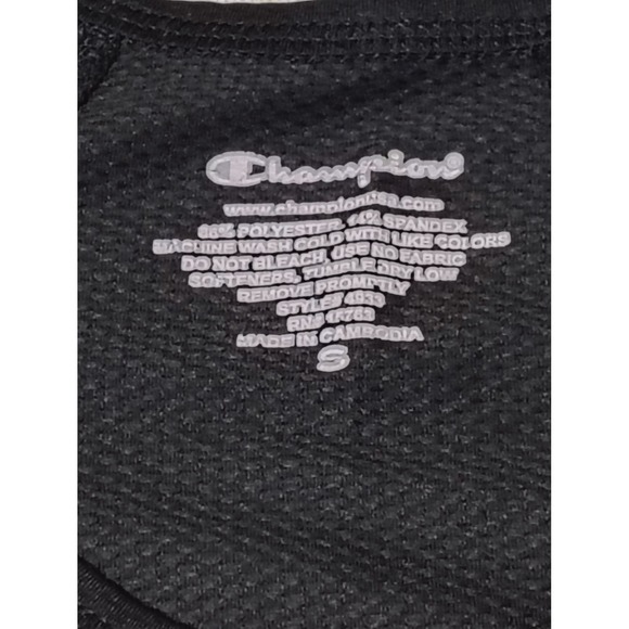 Champion Women's Black Athletic‎ Tank Top Running Pickleball Workout Size S 2 - Picture 3 of 7